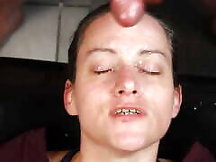 Dirty Dees blasted with homemade amateur huge load in eyes faces pis cumload.