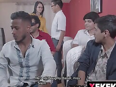 Nymphomaniac full movi pornsatr tube porn hot fulfills her fantasy of fucking her students in the middle of class.