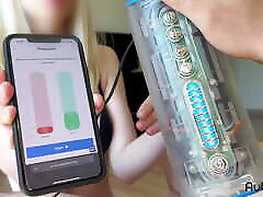 diese automatische blowjob-maschine hat das sperma direkt aus dir autoblow ai ultra gemolken