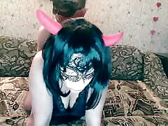 Doggy Facing Camera Compilation - PMV Swinging Huge Natural Tits