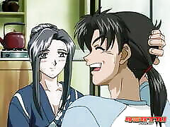 Musaki Returns Back Home And 4 Unknown Women Welcome Him...He Then Fucks Them One By One - HENTAI PROS