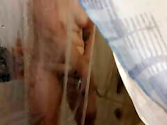 watching wife in the shower