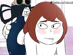 Froppy Tongue in Uraraka