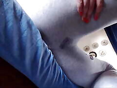 Wonderful farts inside tight yoga pants