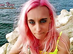 Picked up a slut at the seaside and she gave me a public blowjob on a crowded pier