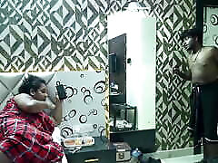 Indian ebony smoking webcam lady fucked in bedroom her house owner