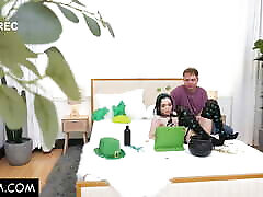 Stepbrother Catches Selina Imai Playing With Her Pussy For Her Fans