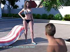 AWAM 18 Had a nice massage at the swimming pool topless