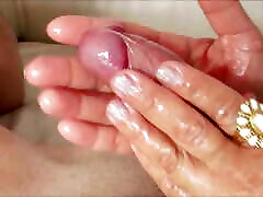 Sensual slow handjob - cumshot closeup Sensual slow handjob - cumshot closeup
