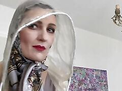 Transparent Rain Cape JOI - Cum on My Rain Poncho