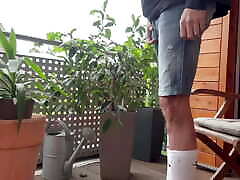 After a thunderstorm I was so horny shot a big girl harrase while I smoke