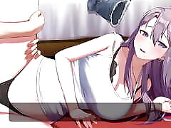 hentai uncensored stepsister in pigiama bagnato lei stretto micio mentre waiting per me da collegio
