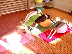 AWAM 41 Yoga class got super sexy grandpa grandmother sleeping hot
