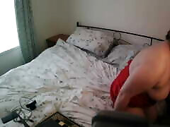big boobs wife live on cam boy 15 and my matder in red satin lingerie