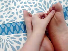 I masturbate with my feet