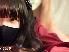 Japanese last opration Girl Noa point of view shot & selfie Cumshot
