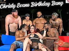 christy evans bestellte einen bbc-geburtstags-gangbang