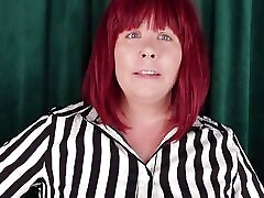 Redhead Teacher Gives You a Penectomy and Quick JOI Before Cutting It off