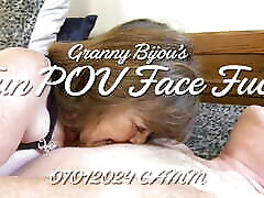 oma bijou&039;s spaß pov gesichtsfick 07012024 camm