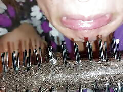 Hot mom cuts hairy black moster mom xxx , big tits, big nipples. Sexy Latina gets a haircut pussy, hairy ass, big tits, long hair.
