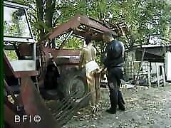 Germany Private Punishment at the Farmyard.