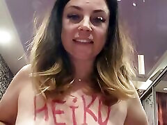 Video for Heiko! I Write Heiko&039;s Name on My Breasts with Lipstick