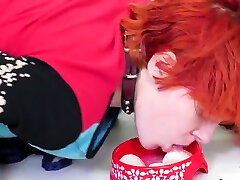 Extreme bondage anal gangbang Cummie, the Painal Cum Cat