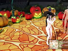 mmd r18 Happy Halloween event being stripped party ahegao horny yoga teacher 2 bunny potn 3d taimanin anal cum swallow