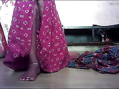 Indian village house wife reshama shikila in housband