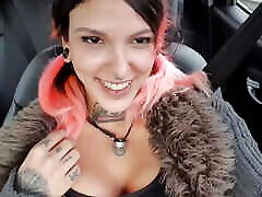 Public Play Squirting Multiple blackmail school reap in a Ride with a Stranger