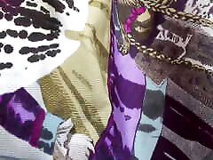 Designer Silk Headscarf Fashion Show Clip