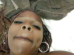 Gorgeous Black Babe with Massive Tits Gets Fucked Missionary and Gets Her Pussy Eaten Out