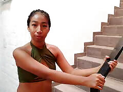 A very hot workout with Alexa
