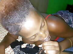 Ratchette Ass Ebony MILF Got Some Good Sloppy Top the Best Blowjob Head Skills - Mastermeat1