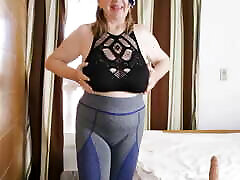 What does a stepmom do with her stepson&039;s dick when she catches him masturbating?