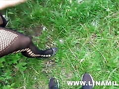 Public caught fingering!! Stranger fucks me naked !