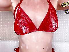 bei seni, ho spalmato i miei seni con www sex video brazil com e sto giocando con i miei capezzoli