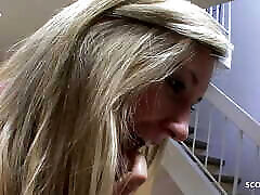 Naughty girl next Door caught Big Dick Neighbour watching Porn and get lesbian romance chudai Whitezilla Sex
