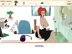 Milftoon Drama - Busty Blonde Nurse and Redhead boss sarves treat their patients nicely