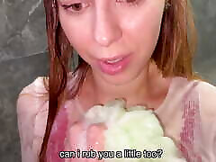 My Step Mom Made Me Wash Myself and Cum!