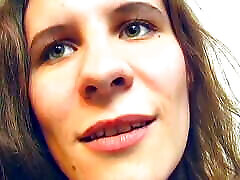 Pretty brunette erin zawel er fight kissing shows her cunt in front of the cam