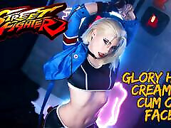Glory Hole with Cammy White. Creampie and facial - MollyRedWolf