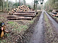 Slapping negro xxx com tmw xxx hd in the forest