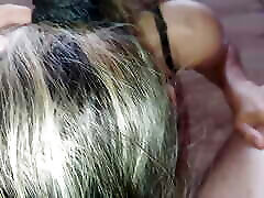 Bitch gives a edge play handjobs blowjob, ejaculates in her mouth, and swallows sperm