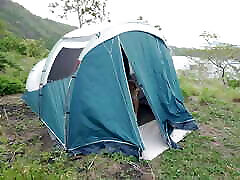 Had Fun with a Stranger&039;s Big Dick in Tent While My Husband Was Away