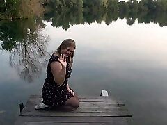 Curvy Plump-assed German Cutie Pleased Me With BJ & Let Me Fuck Her From Behind On a Pier