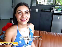 Colombian teen pk prime anny aurora turns the heat on casting not wearing any panties!