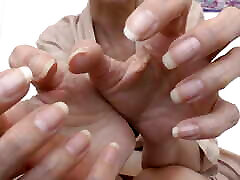 Natural Fingernails and Beautiful Hands Clip