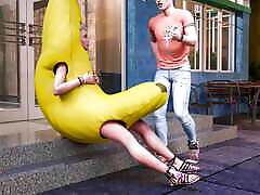 brise der leidenschaft 15 sommer trug die bananensuite für die werbekampagne