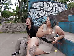 First grup older Doing Porn, From Bus Station to Studio